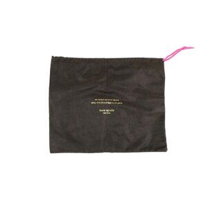 Kate‎ Spade New York Brown Pink Drawstring Purse Protector Cover